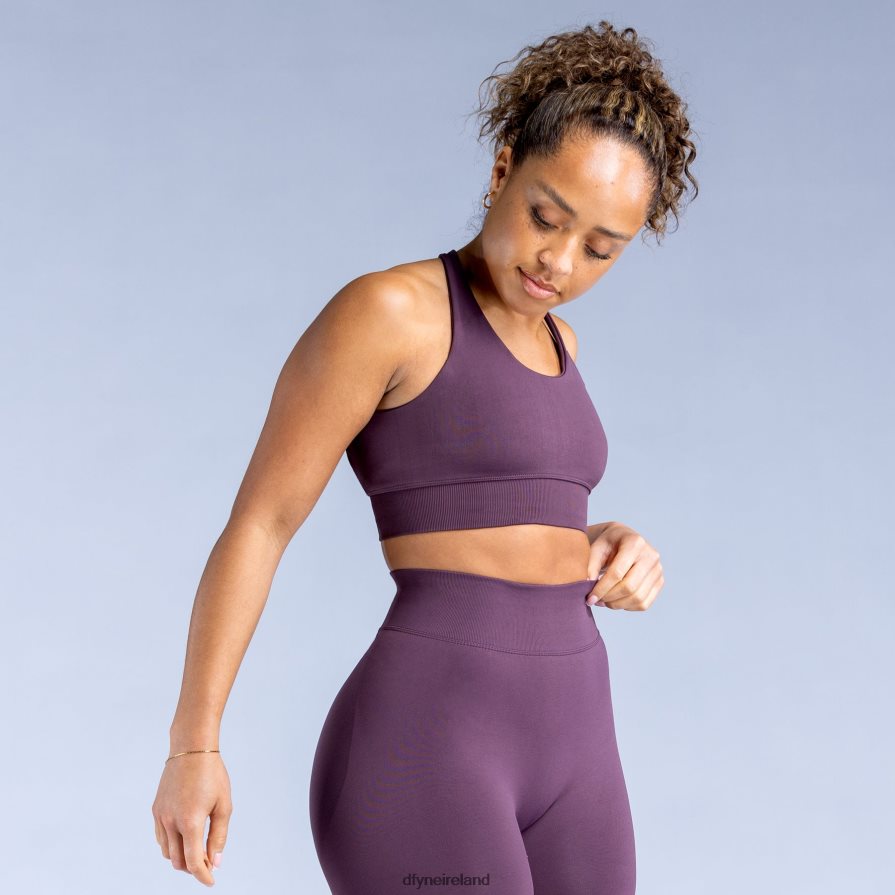 Dfyne Tops Plum Perfect Dynamic Sports Bra T0TJT47