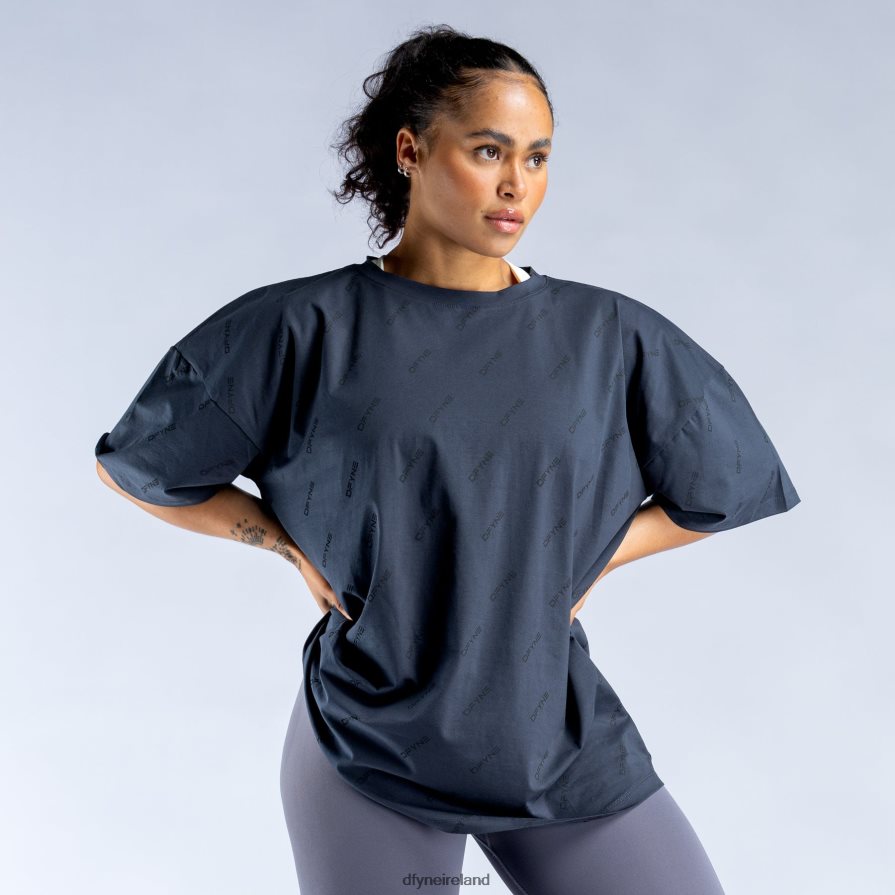 Dfyne Tops Slate Grey Revive Signature Oversized T T0TJT50